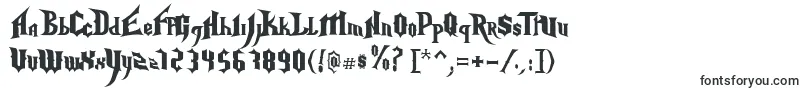NightmareHeroNormal Font – Harry Potter Fonts