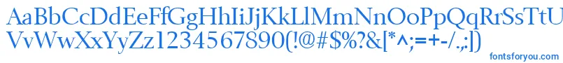 BelfastRegular-fontti – siniset fontit valkoisella taustalla