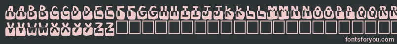 Submergd Font – Pink Fonts on Black Background