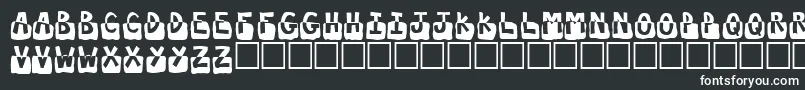 Submergd Font – White Fonts on Black Background