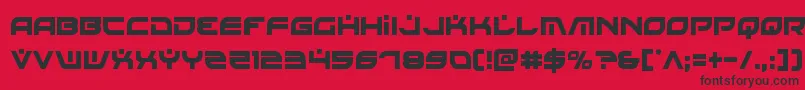 Battlefieldv4cond Font – Black Fonts on Red Background