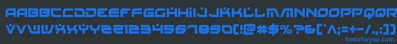 Battlefieldv4cond Font – Blue Fonts on Black Background
