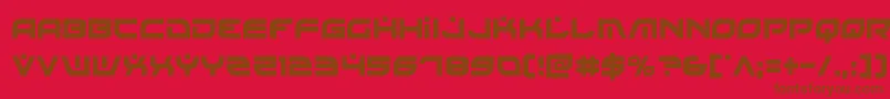 Battlefieldv4cond Font – Brown Fonts on Red Background