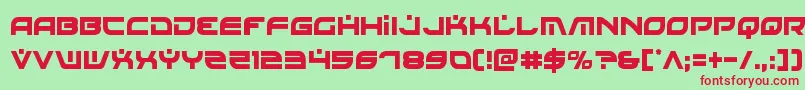 フォントBattlefieldv4cond – 赤い文字の緑の背景