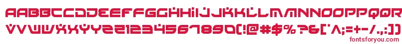 フォントBattlefieldv4cond – 白い背景に赤い文字
