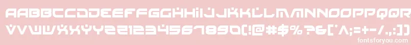 Battlefieldv4cond Font – White Fonts on Pink Background