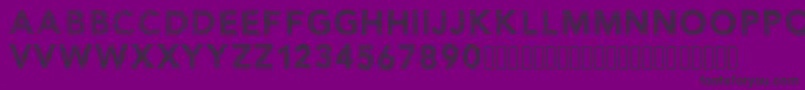フォントBluenoon – 紫の背景に黒い文字