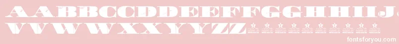 WalkPersonalUse Font – White Fonts on Pink Background