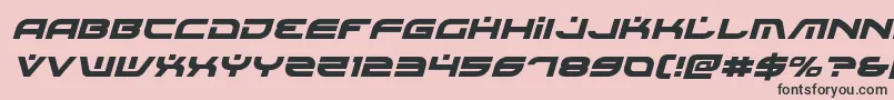 Battlefieldv4ital Font – Black Fonts on Pink Background