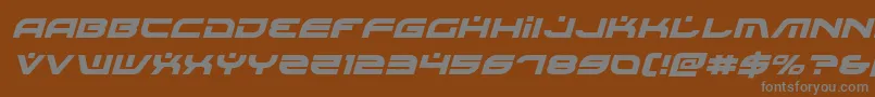 Battlefieldv4ital Font – Gray Fonts on Brown Background