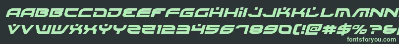 Battlefieldv4ital Font – Green Fonts on Black Background