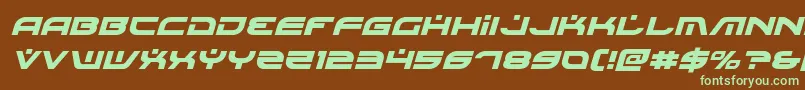 Шрифт Battlefieldv4ital – зелёные шрифты на коричневом фоне