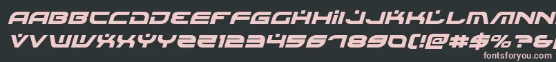 Battlefieldv4ital Font – Pink Fonts on Black Background