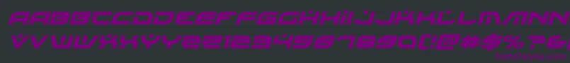 Battlefieldv4ital Font – Purple Fonts on Black Background