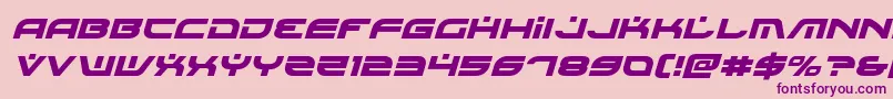 Battlefieldv4ital Font – Purple Fonts on Pink Background