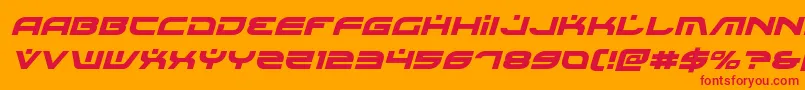 Battlefieldv4ital Font – Red Fonts on Orange Background