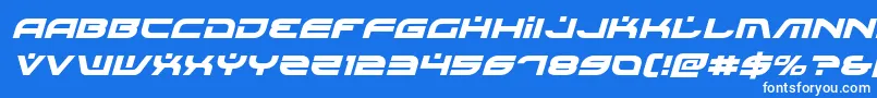 Battlefieldv4ital Font – White Fonts on Blue Background