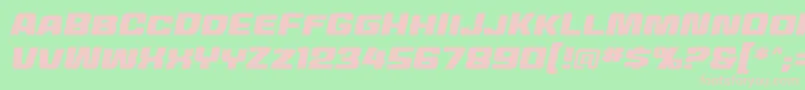 Подробнее о шрифте Mecheffects2bbItal Шрифт Mecheffects2bbItal – розовые шрифты на зелёном фоне