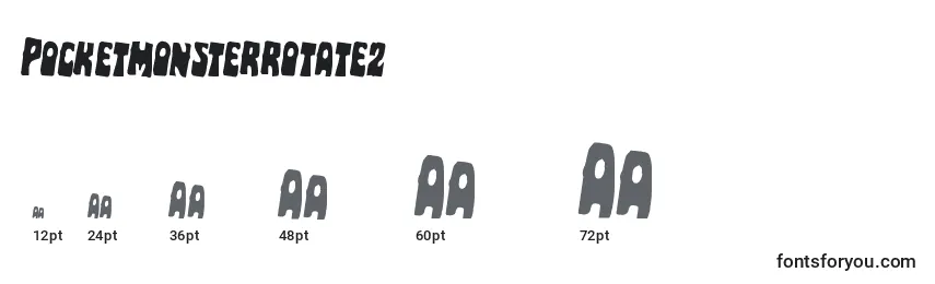 Размеры шрифта Pocketmonsterrotate2