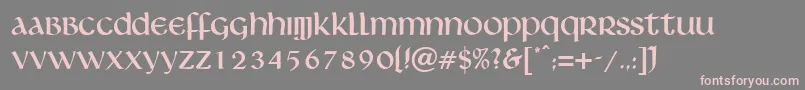 Livingstone Font – Pink Fonts on Gray Background