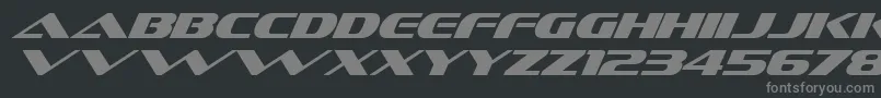 Więcej informacji o czcionce SofachromeItalic Czcionka SofachromeItalic – szare czcionki na czarnym tle