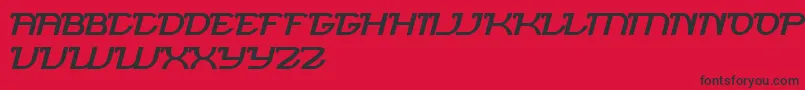 BrigadeArmy Font – Black Fonts on Red Background