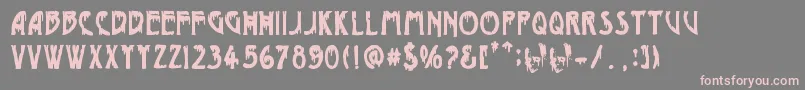PhantomOfTheOpera Font – Pink Fonts on Gray Background