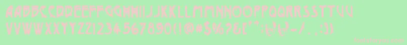 PhantomOfTheOpera Font – Pink Fonts on Green Background