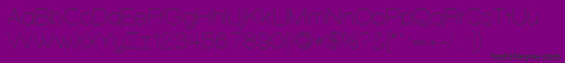 Walkway Font – Black Fonts on Purple Background