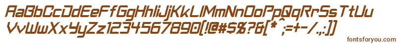 CyberverseCondensedItalic Font – Brown Fonts