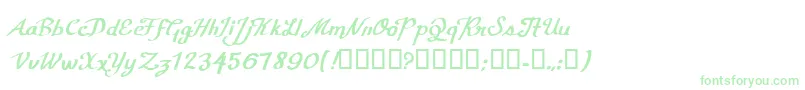 Fonte CfcalligraphiaRegular – fontes verdes