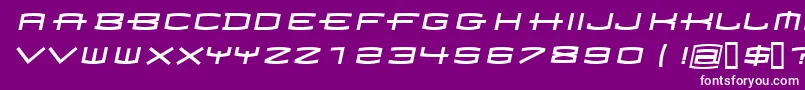 Homoarakhn Font – White Fonts on Purple Background