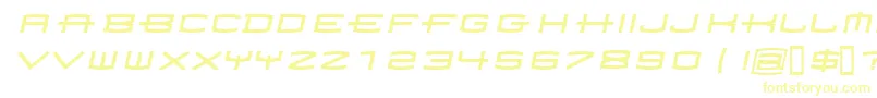 Homoarakhn Font – Yellow Fonts on White Background