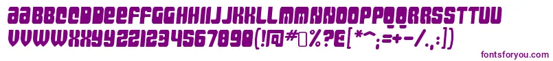 More about MassiveretaliationRegular Font MassiveretaliationRegular Font – Purple Fonts on White Background