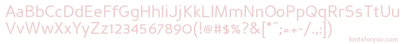 PerspectiveSans-Schriftart – Rosa Schriften