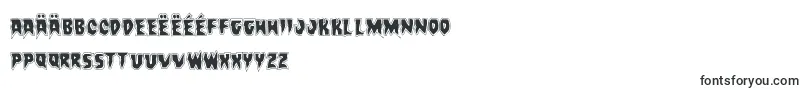 Countsuckulaacad-Schriftart – mazedonische Schriften