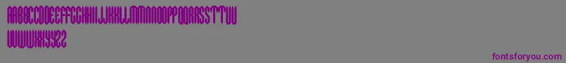 Metac Font – Purple Fonts on Gray Background