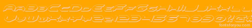 Шрифт Omniv23Di – розовые шрифты на оранжевом фоне