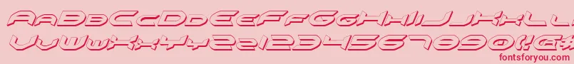 Omniv23Di Font – Red Fonts on Pink Background