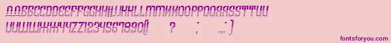 ArmeniaGradientItalic-Schriftart – Violette Schriften auf rosa Hintergrund
