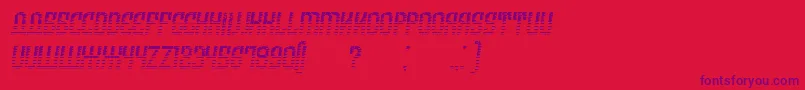 ArmeniaGradientItalic Font – Purple Fonts on Red Background