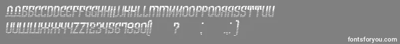 fuente ArmeniaGradientItalic – Fuentes Blancas Sobre Fondo Gris