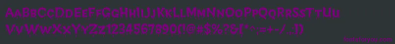 フォントVampire95 – 黒い背景に紫のフォント