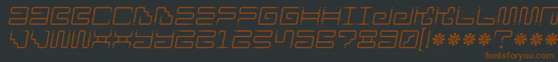 More about Ironloungedots2 Font Ironloungedots2 Font – Brown Fonts on Black Background