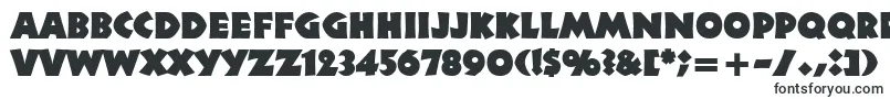 Шрифт Neuland – шрифты с наклоном