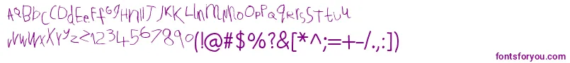 Tallula Font – Purple Fonts