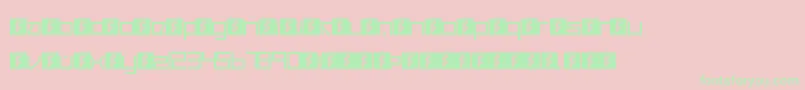 CancranacancarnacaReduxSansSoft Font – Green Fonts on Pink Background