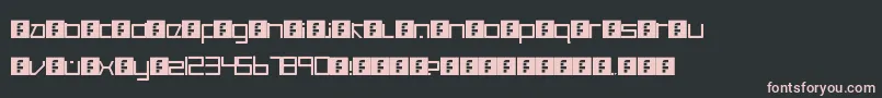 CancranacancarnacaReduxSansSoft Font – Pink Fonts on Black Background