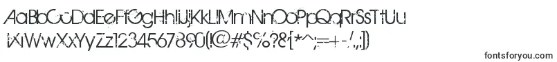 BirthOfAHero-Schriftart – Schrägschriften