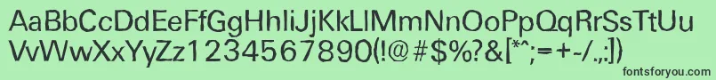 UltimateantiqueRegular Font – Black Fonts on Green Background